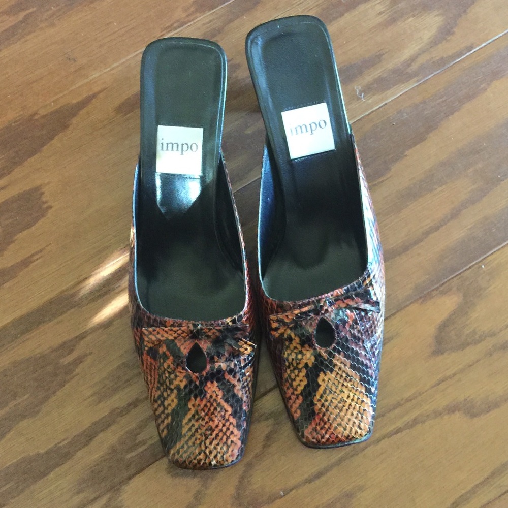 Impo Nizwa Snakeskin Mules
